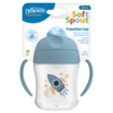 軟吸咀雙柄學習杯 6oz - 火箭